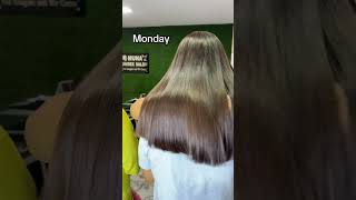 Hair Botox hairbotoxtreatment shotsviralvideo munazunisexsalon [upl. by Enaej]