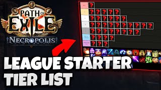 324 League Starter Build Tier List  Guess Where I Put Detonate Dead  PoE Necropolis League [upl. by Nabalas]