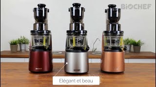 L’Extracteur de jus BioChef Quantum Whole Slow Juicer [upl. by Eidroj53]