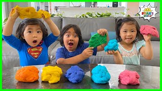 How to Make Playdough Homemade DIY with Ryans World [upl. by Newkirk]