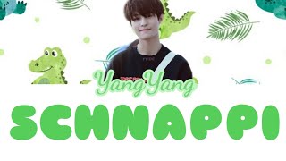 Yangyang  Schnappi Color Coded Lyrics GERENG [upl. by Yelyac]