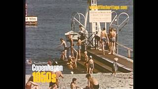 København 1950s  Copenhagen in color [upl. by Dyal]