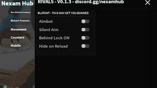 RIVALS script – Nexam Hub [upl. by Lleirbag]