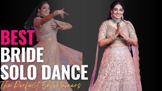 Bride solo performance  Wedding choreography Diwani mastani [upl. by Htebasil]