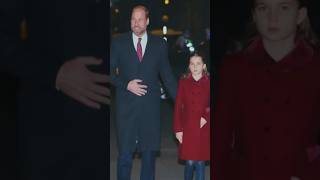 Prince William Princess Charlotte Princes George amp Louis meet Catherine Christmas Carol Service [upl. by Yendis]