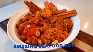 Amazing Seafood Boil  Quick amp Easy Recipe [upl. by Neeloc]