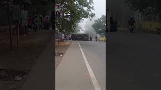 Fruits carrying Truck accident at Salkocha BazarDhubri in early morning [upl. by Aicileb]