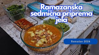 Ramazanska Sedmična Priprema JelaRamazan u Americi vlog Sta Pravim  Pravim nekoliko jela za Iftar [upl. by Akceber]