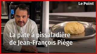 Les recettes de JeanFrançois Piège  la pâte à pissaladière [upl. by Ynohtona]