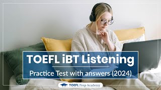 TOEFL iBT Listening practice test 2024  with answer key  Actual TOEFL Test [upl. by Mattson882]