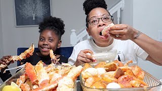 Colossal King Crab Legs Seafood Boil [upl. by Godbeare34]