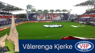 Vålerenga Kjerke runger før åpningskampen på Intility Arena på Valle Hovin [upl. by Corissa]