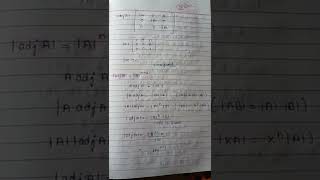 Adjoint of Matrix  Class 12 Matrices and Determinants [upl. by Jeffry]