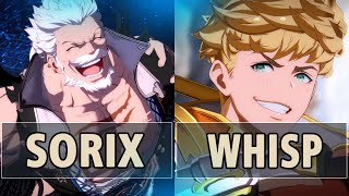 GBVSR🔥TIER Sorix Soriz Vs Whisp Vane🔥 High Level Gameplay [upl. by Slavin451]