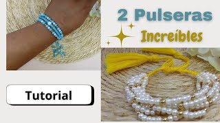 DIY 2 Pulseras Increíbles Fast Mode [upl. by Orose]