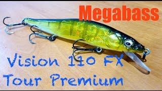 Megabass Vision 110 FX Tour Premium Review  Underwater Footage [upl. by Reeves]