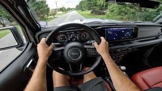 2024 Jeep Wrangler Rubicon 392 POV Drive Impressions and ASMR [upl. by Ilime]