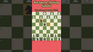 Smothered Mate Blackburne Shilling Gambit [upl. by Brelje]