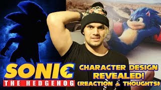 Sonic The Hedgehog Movie Poster and Character Design Revealed Reaction amp Thoughts [upl. by Dorrahs]