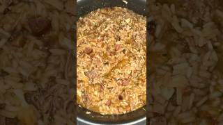 🥩ARROZ DE FRALDINHA COM CALABRESA BACON E MUITO QUEIJO🥩shorts youtubeshorts food receitas [upl. by Shakespeare]