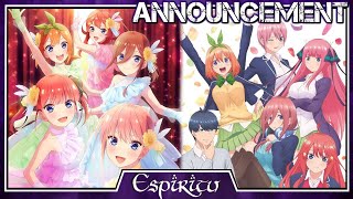 ANNOUNCEMENT The Quintessential Quintuplets Movie Not Season 3 [upl. by Nanette]