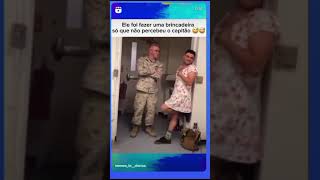 Mó mancada soldado 😂 kkkk shorts humor comedy se inscreve aí tropa 🙏🏻🙏🏻 [upl. by Alleuqram816]