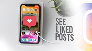 How to See Liked Photos on Instagram in iPhone tutorial [upl. by Encratis]