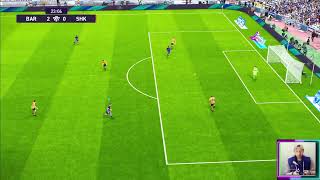 Barcelona vs Shakhtar Donetsk eFootball Pro Evolution Soccer 2021 [upl. by Anaitsirc673]