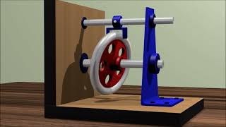 Reciprocating mechanism wheel and slider [upl. by Hertha]