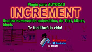 NUMERACIÓN AUTOMÁTICA  PLUGIN DE AUTOCAD QUE VA ACELERAR TU TRABAJO [upl. by Tallia]