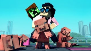 quotMinecraft Stylequot  A Parody of PSYs Gangnam Style Music Video [upl. by Sulihpoeht826]