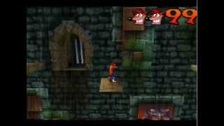 Crash Bandicoot  Stage 24 Slippery Climb Red Gem Get [upl. by Eiramnaej632]