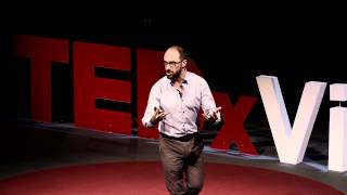 Why do we ask questions Michael quotVsaucequot Stevens at TEDxVienna [upl. by Ronyar]