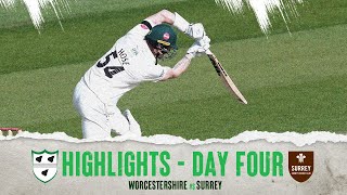 Worcestershire vs Surrey  Day Four Highlights [upl. by Neenej]