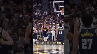 🤣 Klasičan duel najboljih drugara na basketu nikolajokic lukadoncic nba kosarka [upl. by Jandy]