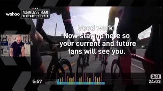 Wahoo All In Live Workouts Presented by The Sufferfest Suf Idol [upl. by Eessac]