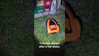 iHunt robot mower  first ride [upl. by Nwahsram]