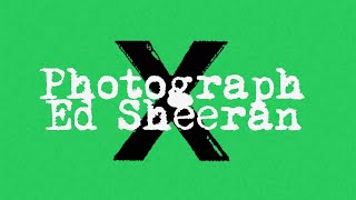 Ed Sheeran  Photograph Sad Version Instrumental [upl. by Can844]