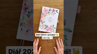 Diář 2024 je možné zakoupit na webu httpsbitlyDiar2024 🌸 Ať dělá radost ❤️ watercolor diy [upl. by Nolahp314]