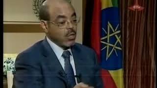 Meles Zenawi Interview about GERD with Egypt Journalist [upl. by Ahseenat]