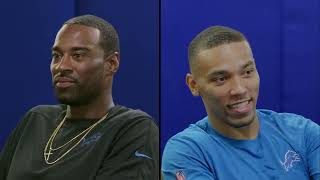 AmonRa St Brown amp Calvin Johnson break down some of their best plays  NFL Generations [upl. by Geiss]