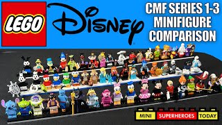 LEGO Disney CMF Comparison Series 1 2 and 3 RANKED and REVIEWED [upl. by Albright]