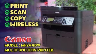 Canon Printer imageCLASS MF244dw Wireless Multifunction Review 2020 [upl. by Plath]