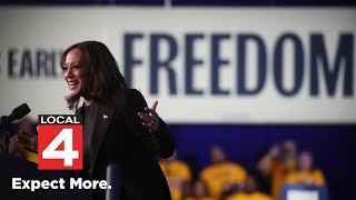 Vice President Kamala Harris rallies support for democracy in Michigan [upl. by Balliett]