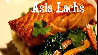 Lachs mit asiatischer Marinade [upl. by Drarreg622]