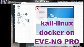 HOWTO Kali Linux docker container on EVENG PRO [upl. by Chrystal]