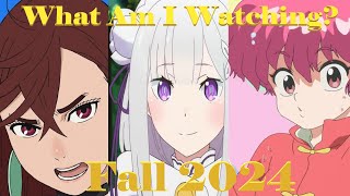 What Am I Watching  Fall 2024 Anime Season [upl. by Oetam]