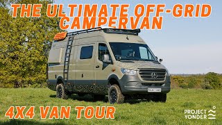 4X4 VAN TOUR  Inside this AWARDWINNING Mercedes Sprinter the Project Yonder Freedom 4X [upl. by Nirad]