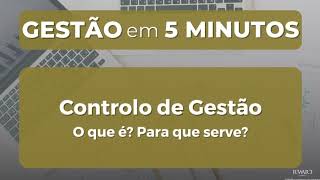 Controlo de Gestão Premissas ferramentas controlo orçamental  Gestão em 5 Minutos G5M [upl. by Nivel]