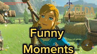 Hilarious Zelda Breath of the Wild Moments [upl. by Ellenar913]